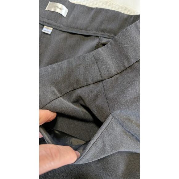 Avenue Womens Plus Size Super Stretch Trousers Ankle Pants Gray US SZ30P - Picture 6 of 12
